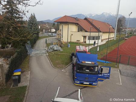 Stadion Prijateljstva v Mekinjah – izgradnja črpalne vrtine (1)